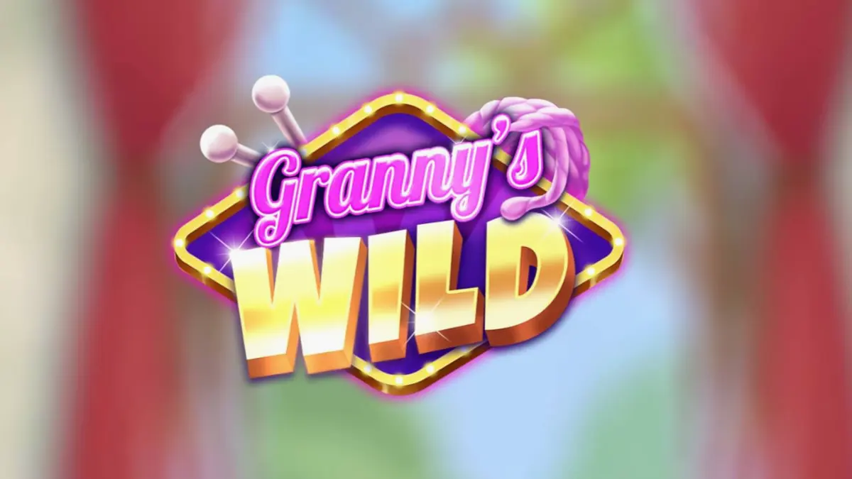 Granny’s Wild slot machine interface com tema de Las Vegas e vovó divertida